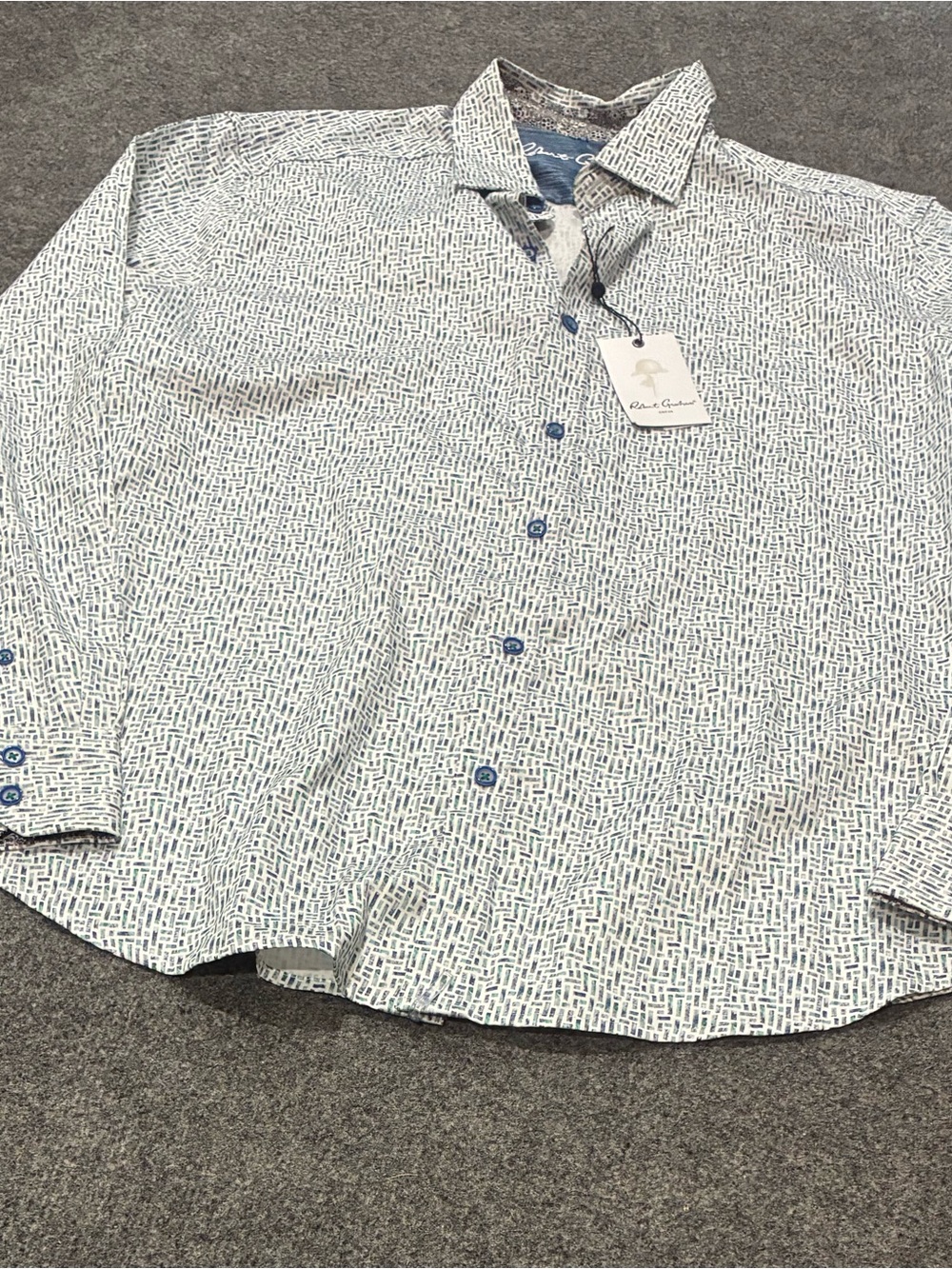Robert Graham Patterned Men's Button-Up Shirt
